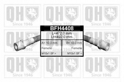 QUINTON HAZELL bfh4408 -  Тормозной шланг